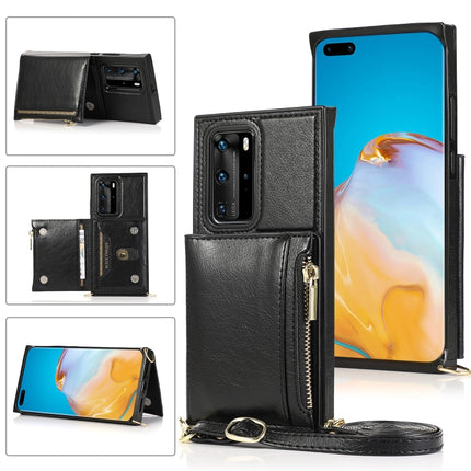 Square Zipper Wallet Bag TPU+PU Back Cover Case with Holder & Card Slots & Wallet & Cross-body Strap, For Huawei Mate 20, For Huawei Mate 20 Lite, For Huawei Mate 20 Pro, For Huawei Mate 30, For Huawei P30, For Huawei P30 Pro, For Huawei P30 Lite      ...