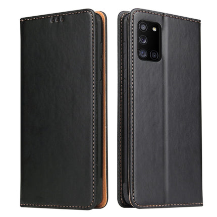 Fierre Shann PU Genuine Leather Texture Horizontal Flip Leather Case with Holder & Card Slots & Wallet, For Samsung Galaxy A31, For Samsung Galaxy A51 5G, For Samsung Galaxy A71 5G
