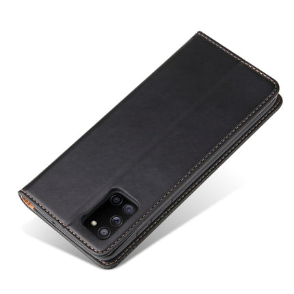 Fierre Shann PU Genuine Leather Texture Horizontal Flip Leather Case with Holder & Card Slots & Wallet, For Samsung Galaxy A31, For Samsung Galaxy A51 5G, For Samsung Galaxy A71 5G