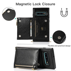 Square Zipper Wallet Bag TPU+PU Back Cover Case with Holder & Card Slots & Wallet & Cross-body Strap, For Samsung Galaxy S10 Plus, For Samsung Galaxy S20, For Samsung Galaxy S20 Plus, For Samsung Galaxy S20 Ultra, For Samsung Galaxy Note20