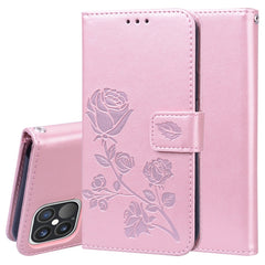 Rose Embossed Horizontal Flip PU Leather Case with Holder & Card Slots & Wallet, For iPhone 12 mini, For iPhone 12, For iPhone 12 Pro, For iPhone 12 Pro Max