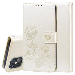 Rose Embossed Horizontal Flip PU Leather Case with Holder & Card Slots & Wallet, For iPhone 12 mini, For iPhone 12, For iPhone 12 Pro, For iPhone 12 Pro Max