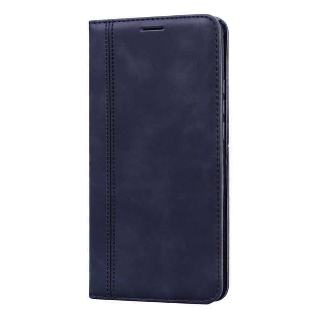 Frosted Business Magnetic Horizontal Flip PU Leather Case with Holder & Card Slot & Lanyard, For Xiaomi Redmi 9, For Xiaomi Redmi 9A, For Xiaomi Redmi 9C, For Xiaomi Poco X3 NFC