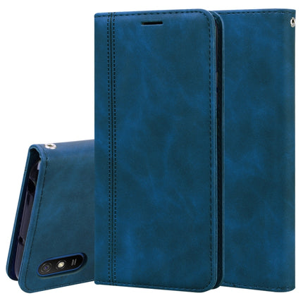 Frosted Business Magnetic Horizontal Flip PU Leather Case with Holder & Card Slot & Lanyard, For Xiaomi Redmi 9, For Xiaomi Redmi 9A, For Xiaomi Redmi 9C, For Xiaomi Poco X3 NFC