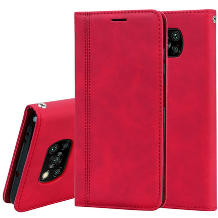 Frosted Business Magnetic Horizontal Flip PU Leather Case with Holder & Card Slot & Lanyard, For Xiaomi Redmi 9, For Xiaomi Redmi 9A, For Xiaomi Redmi 9C, For Xiaomi Poco X3 NFC