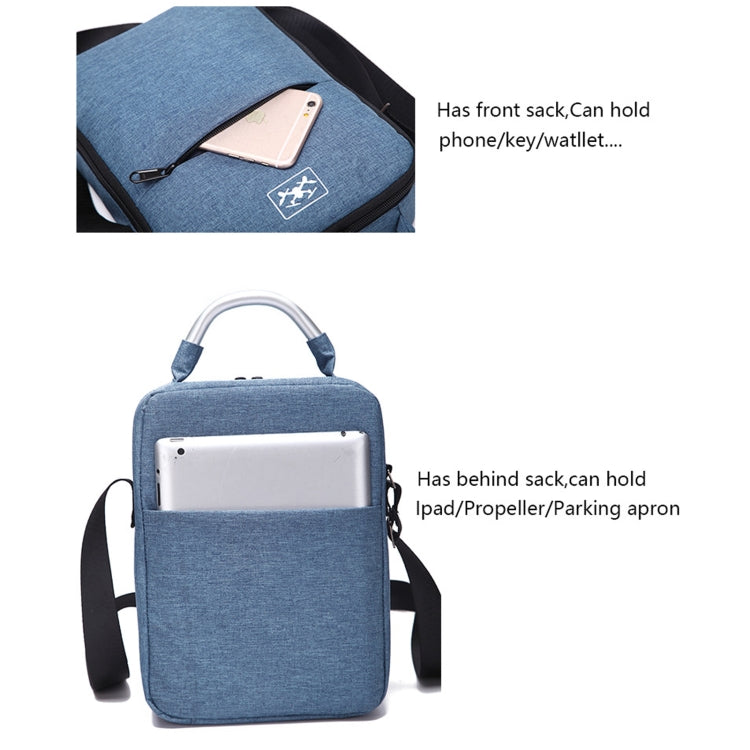 Portable Waterproof Drone Shoulder Storage Bag for DJI Mavic Mini 2, Blue