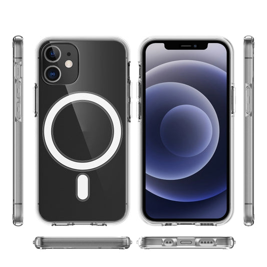 Simple Magnetic Ring All-inclusive Clear Crystal Acrylic PC +TPU Shockproof Case, For iPhone 11, For iPhone 11 Pro, For iPhone 11 Pro Max