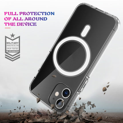 Simple Magnetic Ring All-inclusive Clear Crystal Acrylic PC +TPU Shockproof Case, For iPhone 11, For iPhone 11 Pro, For iPhone 11 Pro Max