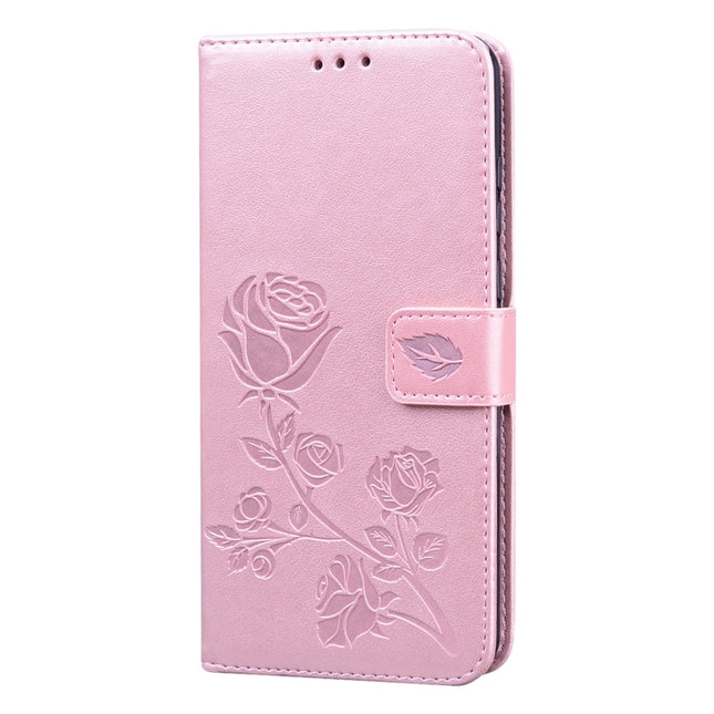 Rose Embossed Horizontal Flip PU Leather Case with Holder & Card Slots & Wallet, For Huawei Y6p, For Huawei Honor 9X Lite, For Samsung Galaxy A21s, For Samsung Galaxy M51
