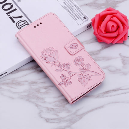Rose Embossed Horizontal Flip PU Leather Case with Holder & Card Slots & Wallet, For Xiaomi Poco X3 NFC