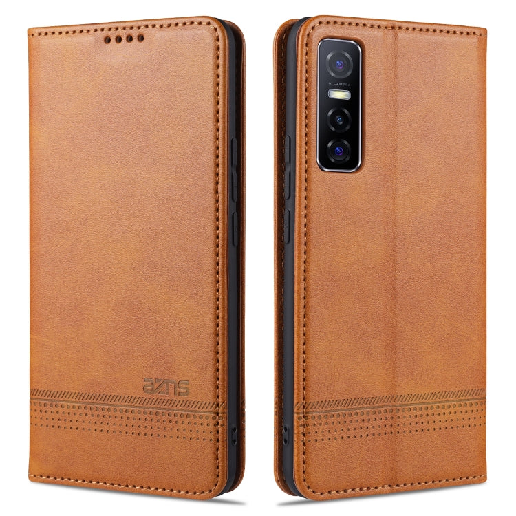 AZNS Magnetic Calf Texture Horizontal Flip Leather Case with Card Slots & Holder & Wallet, For Huawei Nova 8 SE, For OPPO K7 / Reno3 5G, For vivo Y3s / Y17, For vivo Y73s / S7e