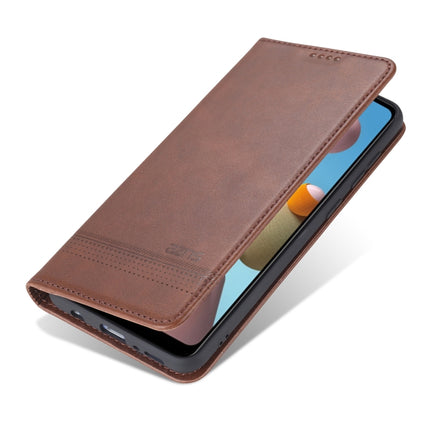 AZNS Magnetic Calf Texture Horizontal Flip Leather Case with Card Slots & Holder & Wallet, For Samsung Galaxy M31