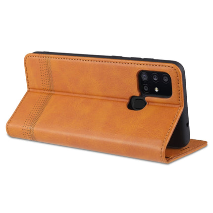 AZNS Magnetic Calf Texture Horizontal Flip Leather Case with Card Slots & Holder & Wallet, For Samsung Galaxy M31