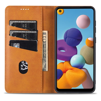 AZNS Magnetic Calf Texture Horizontal Flip Leather Case with Card Slots & Holder & Wallet, For Samsung Galaxy M31