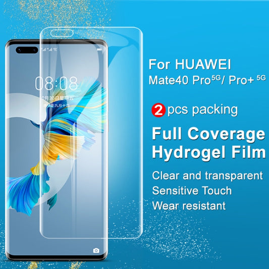2 protectores de pantalla de cobertura total IMAK Hydrogel Film III para Huawei Mate 40 Pro 5G, Huawei Mate 40 Pro+ 5G, OnePlus 8T, Google Pixel 4a 4G, Google Pixel 4a 5G, Asus Zenfone 7 ZS670KS, Samsung Galaxy S20+, Sony Xperia 5 II