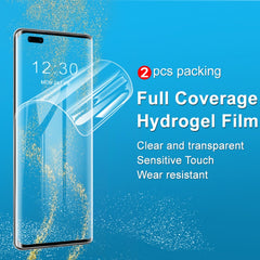 2 PCS IMAK Hydrogel Film III Full Coverage Screen Protector, For Huawei Mate 40 Pro 5G, For Asus Zenfone 7 ZS670KS, For Samsung Galaxy S20+, For Sony Xperia 5 II, For Xiaomi Mi 10T 5G  & 10T Pro 5G, For iPhone 12 / 12 Pro