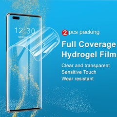 2 PCS IMAK Hydrogel Film III Full Coverage Screen Protector, For Huawei Mate 40 Pro 5G, For Huawei Mate 40 Pro+ 5G, For OnePlus 8T, For Google Pixel 4a 4G, For Google Pixel 4a 5G, For Asus Zenfone 7 ZS670KS, For Samsung Galaxy S20+, For Sony Xperia 5 II