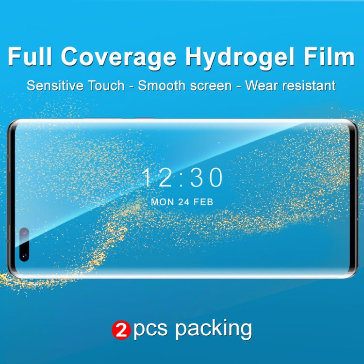 2 PCS IMAK Hydrogel Film III Full Coverage Screen Protector, For Huawei Mate 40 Pro 5G, For Asus Zenfone 7 ZS670KS, For Samsung Galaxy S20+, For Sony Xperia 5 II, For Xiaomi Mi 10T 5G  & 10T Pro 5G, For iPhone 12 / 12 Pro