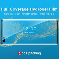 2 PCS IMAK Hydrogel Film III Full Coverage Screen Protector, For Huawei Mate 40 Pro 5G, For Huawei Mate 40 Pro+ 5G, For OnePlus 8T, For Google Pixel 4a 4G, For Google Pixel 4a 5G, For Asus Zenfone 7 ZS670KS, For Samsung Galaxy S20+, For Sony Xperia 5 II