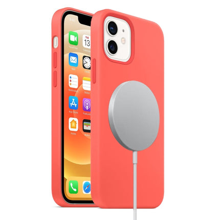 Funda de silicona líquida magnética de cobertura total a prueba de golpes con imán de carga Magsafe, para iPhone 12 mini, para iPhone 12/12 Pro, para iPhone 12 Pro Max