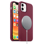 Para iPhone 12 mini / Vino tinto