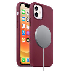 Magnetic Liquid Silicone Full Coverage Shockproof Case with Magsafe Charging Magnet, For iPhone 12 mini, For iPhone 12 / 12 Pro, For iPhone 12 Pro Max