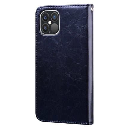 Funda de cuero con tapa horizontal con textura de cera de aceite de estilo empresarial para iPhone XR, con soporte, ranuras para tarjetas y billetera, para iPhone 12 mini, para iPhone 12/12 Pro, para iPhone 12 Pro Max