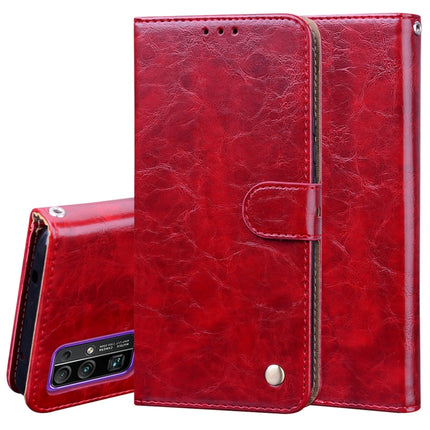 Business Style Oil Wax Texture Horizontal Flip Leather Case with Holder & Card Slots & Wallet, For Huawei Nova 7 SE / Honor 30S, For Huawei Y8P / Enjoy 10S, For Huawei Honor 30, For Huawei Y6P 2020, For Huawei Y8s(Global Official Version)              ...