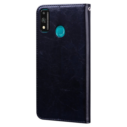 Business Style Oil Wax Texture Horizontal Flip Leather Case with Holder & Card Slots & Wallet, For Huawei Honor 9X Lite