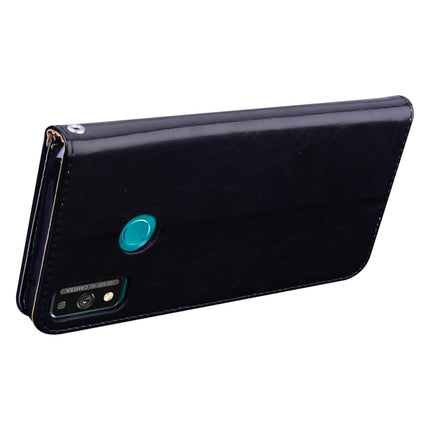 Business Style Oil Wax Texture Horizontal Flip Leather Case with Holder & Card Slots & Wallet, For Huawei Honor 9X Lite
