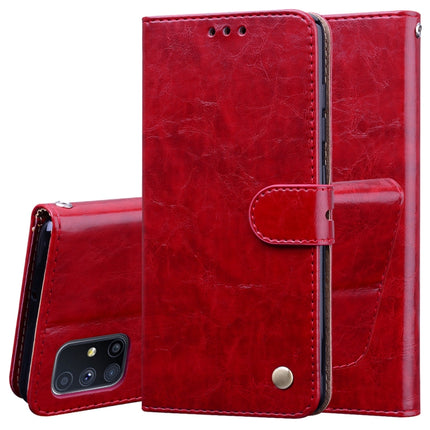 Business Style Oil Wax Texture Horizontal Flip Leather Case, with Holder & Card Slots & Wallet, For Samsung Galaxy M51, For Samsung Galaxy A01 Core, For Samsung Galaxy A21s, For Samsung Galaxy S20 FE