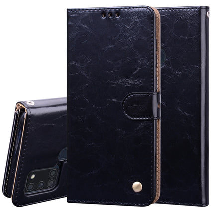 Business Style Oil Wax Texture Horizontal Flip Leather Case, with Holder & Card Slots & Wallet, For Samsung Galaxy M51, For Samsung Galaxy A01 Core, For Samsung Galaxy A21s, For Samsung Galaxy S20 FE