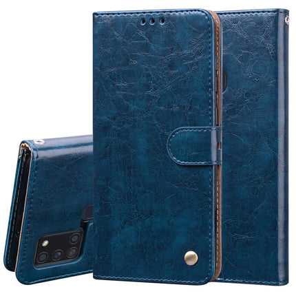 Business Style Oil Wax Texture Horizontal Flip Leather Case, with Holder & Card Slots & Wallet, For Samsung Galaxy M51, For Samsung Galaxy A01 Core, For Samsung Galaxy A21s, For Samsung Galaxy S20 FE