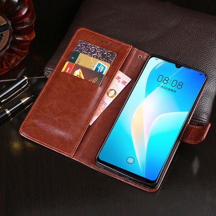 idewei Crazy Horse Texture Horizontal Flip Leather Case with Holder & Card Slots & Wallet, For Huawei nova 8 SE, For Huawei Honor 10X Lite, For Huawei P smart 2021
