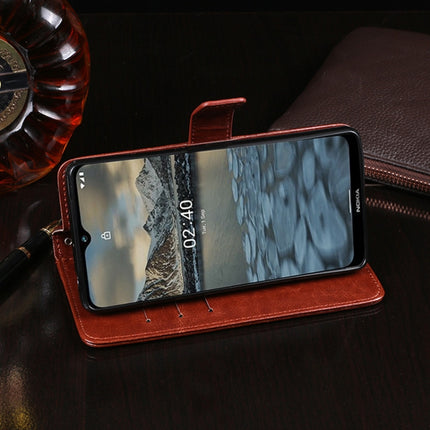 idewei Crazy Horse Texture Horizontal Flip Leather Case with Holder & Card Slots & Wallet, For Nokia 2.4, For Nokia 8.3 5G, For Infinix Hot 10