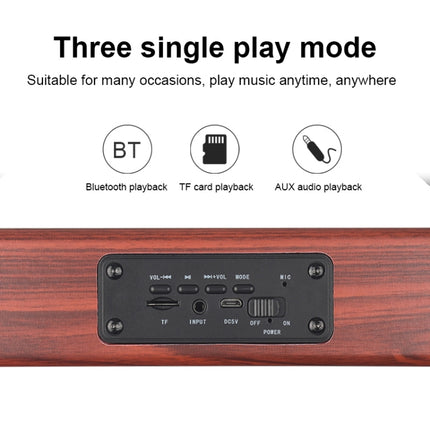 D10 Bluetooth 4.2 Tragbarer Bluetooth-Handlautsprecher aus Holz, D10 (rote Holzstruktur), D10 (Bambusstruktur)