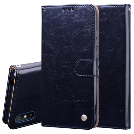 Business Style Oil Wax Texture Horizontal Flip Leather Case, with Holder & Card Slots & Wallet, For Xiaomi Redmi 9, For Xiaomi Redmi 9A, For Xiaomi Redmi 9C, For Xiaomi Poco X3 NFC