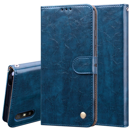 Business Style Oil Wax Texture Horizontal Flip Leather Case, with Holder & Card Slots & Wallet, For Xiaomi Redmi 9, For Xiaomi Redmi 9A, For Xiaomi Redmi 9C, For Xiaomi Poco X3 NFC