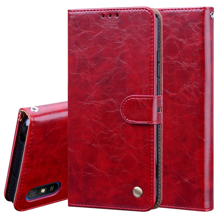 Business Style Oil Wax Texture Horizontal Flip Leather Case, with Holder & Card Slots & Wallet, For Xiaomi Redmi 9, For Xiaomi Redmi 9A, For Xiaomi Redmi 9C, For Xiaomi Poco X3 NFC