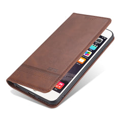 AZNS Magnetische horizontale Klapphülle aus Leder mit Kalbslederstruktur, Kartenfächern, Halter und Geldbörse, für iPhone 6, für iPhone 6 Plus, für iPhone 8/7, für iPhone 8 Plus/7 Plus, für iPhone XR