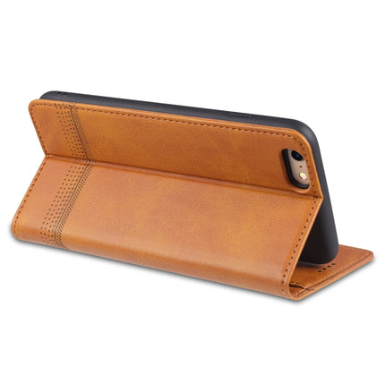 AZNS Magnetische horizontale Klapphülle aus Leder mit Kalbslederstruktur, Kartenfächern, Halter und Geldbörse, für iPhone 6, für iPhone 6 Plus, für iPhone 8/7, für iPhone 8 Plus/7 Plus, für iPhone XR