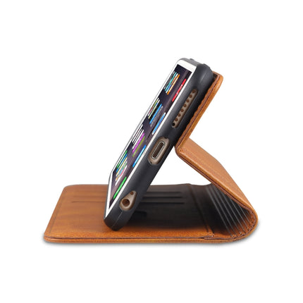 AZNS Magnetische horizontale Klapphülle aus Leder mit Kalbslederstruktur, Kartenfächern, Halter und Geldbörse, für iPhone 6, für iPhone 6 Plus, für iPhone 8/7, für iPhone 8 Plus/7 Plus, für iPhone XR