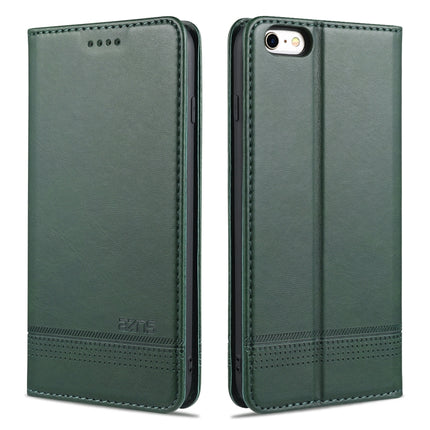 AZNS Magnetische horizontale Klapphülle aus Leder mit Kalbslederstruktur, Kartenfächern, Halter und Geldbörse, für iPhone 6, für iPhone 6 Plus, für iPhone 8/7, für iPhone 8 Plus/7 Plus, für iPhone XR