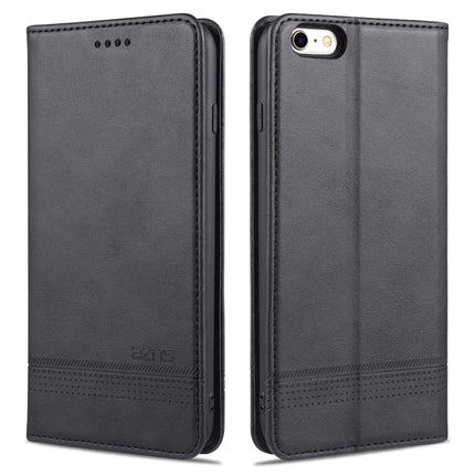 AZNS Magnetische horizontale Klapphülle aus Leder mit Kalbslederstruktur, Kartenfächern, Halter und Geldbörse, für iPhone 6, für iPhone 6 Plus, für iPhone 8/7, für iPhone 8 Plus/7 Plus, für iPhone XR