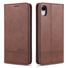 AZNS Magnetic Calf Texture Horizontal Flip Leather Case with Card Slots & Holder & Wallet, For iPhone 6, For iPhone 6 Plus, For iPhone 8 / 7, For iPhone 8 Plus/7 Plus, For iPhone XR