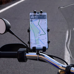 WUPP CS-1205A1 All Aluminum Alloy Motorcycle Navigation Bracket Phone Holder, CS-1205A1