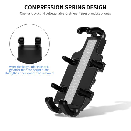 WUPP CS-1205A1 All Aluminum Alloy Motorcycle Navigation Bracket Phone Holder, CS-1205A1