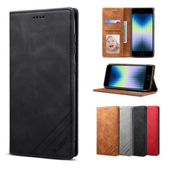 GUSSIM GS-001 Business Style Horizontal Flip Skin Feel PU Leather Case with Holder & Card Slots & Wallet & Photo Frame, For iPhone 6 / 6s, For iPhone 8 Plus / 7 Plus, For iPhone SE 2022 / SE 2020 / 8 / 7, For iPhone XR, For iPhone 11, For iPhone 11 Pro