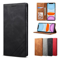 GUSSIM GS-001 Business Style Horizontal Flip Skin Feel PU Leather Case with Holder & Card Slots & Wallet & Photo Frame, For iPhone 6 / 6s, For iPhone 8 Plus / 7 Plus, For iPhone SE 2022 / SE 2020 / 8 / 7, For iPhone XR, For iPhone 11, For iPhone 11 Pro