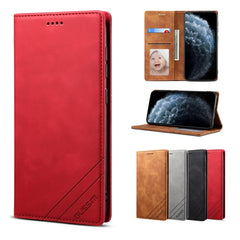 GUSSIM GS-001 Business Style Horizontal Flip Skin Feel PU Leather Case with Holder & Card Slots & Wallet & Photo Frame, For iPhone 6 / 6s, For iPhone 8 Plus / 7 Plus, For iPhone SE 2022 / SE 2020 / 8 / 7, For iPhone XR, For iPhone 11, For iPhone 11 Pro